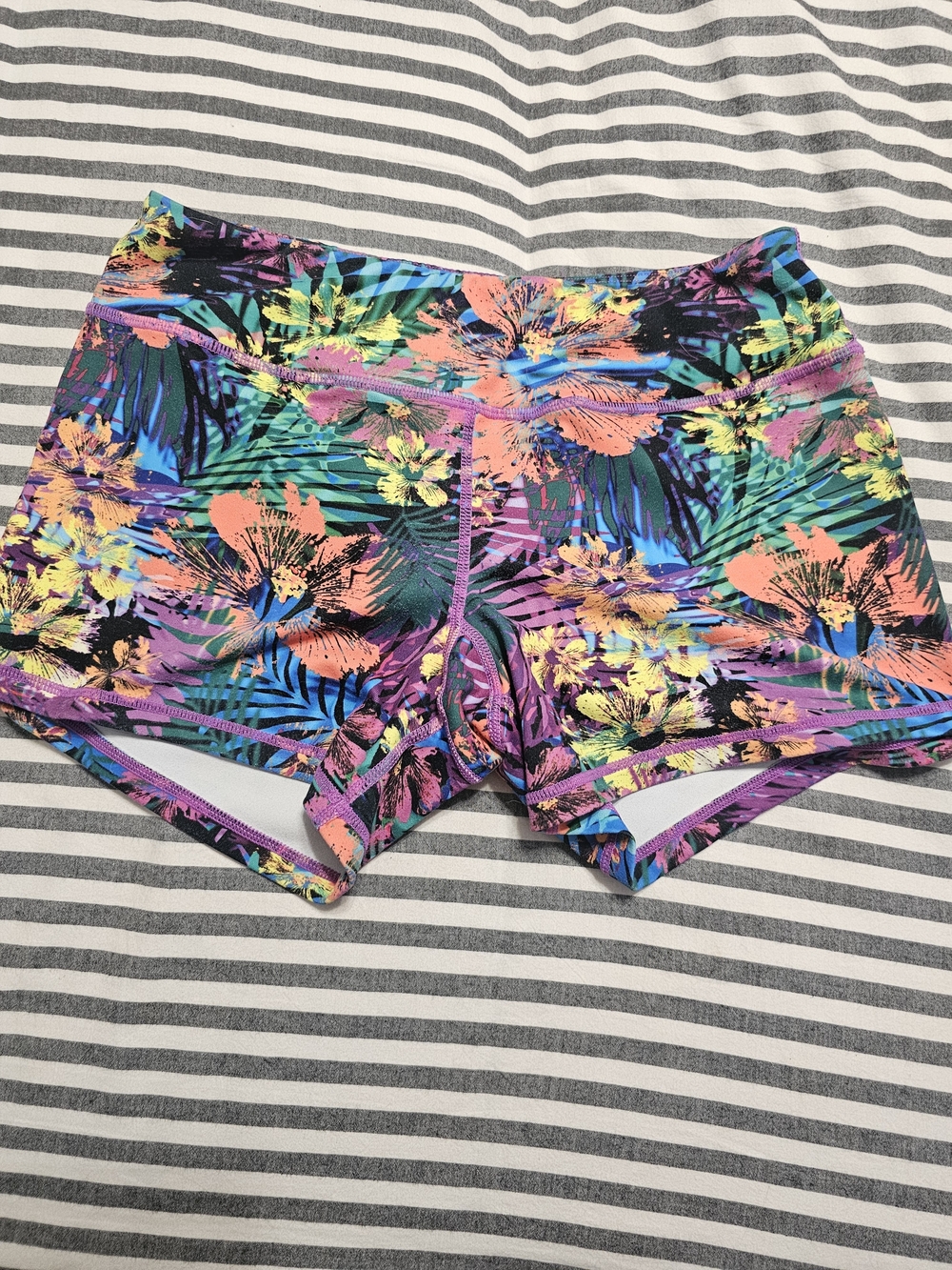 Tropical Multi-Color Women's Bike Shorts